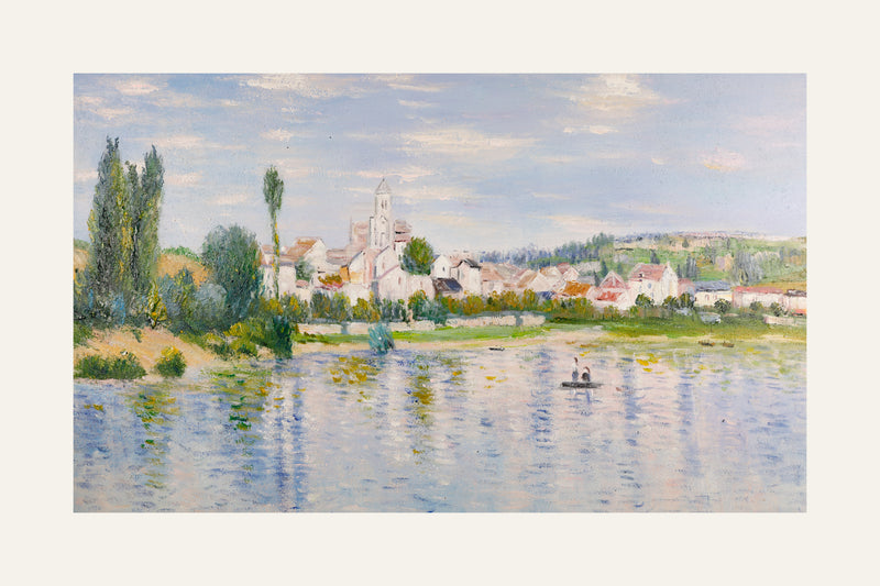 Vétheuil in Summer — Hand-Painted Reproduction after Monet